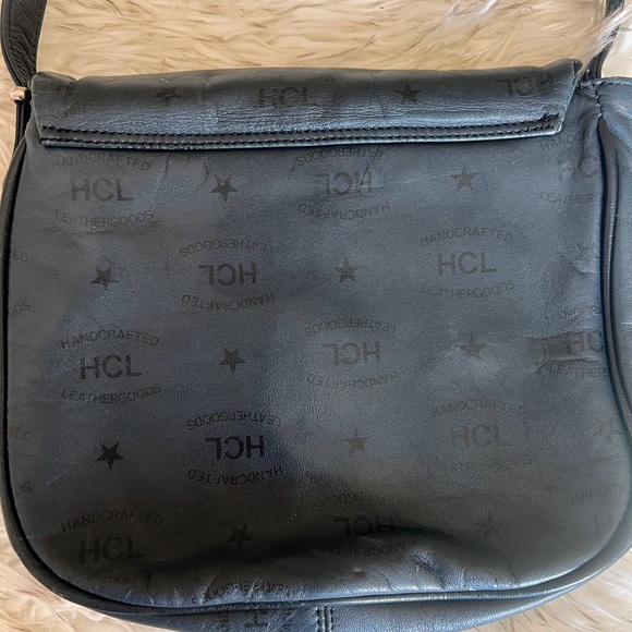 Authentic Leather Hcl Crossbody Purse Blue - Picture 5 of 8